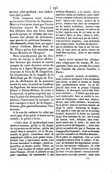 L'ami de la religion journal et revue ecclesiastique, politique et litteraire