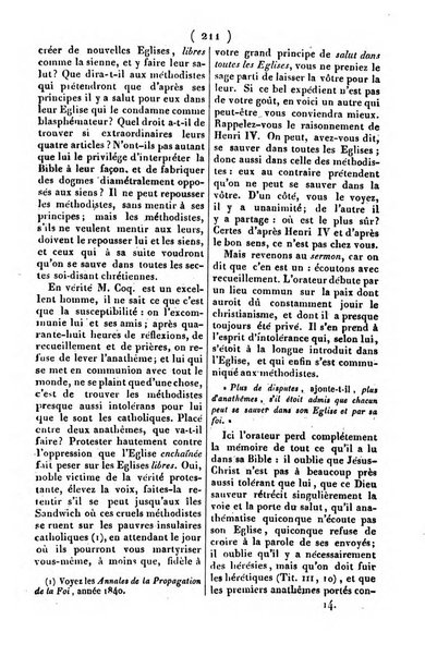 L'ami de la religion journal et revue ecclesiastique, politique et litteraire