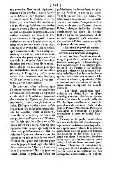 L'ami de la religion journal et revue ecclesiastique, politique et litteraire