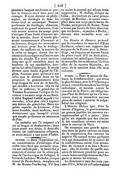 L'ami de la religion journal et revue ecclesiastique, politique et litteraire