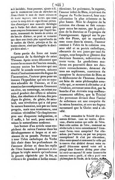 L'ami de la religion journal et revue ecclesiastique, politique et litteraire