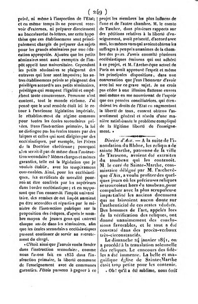 L'ami de la religion journal et revue ecclesiastique, politique et litteraire