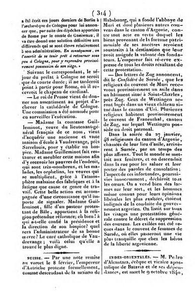 L'ami de la religion journal et revue ecclesiastique, politique et litteraire