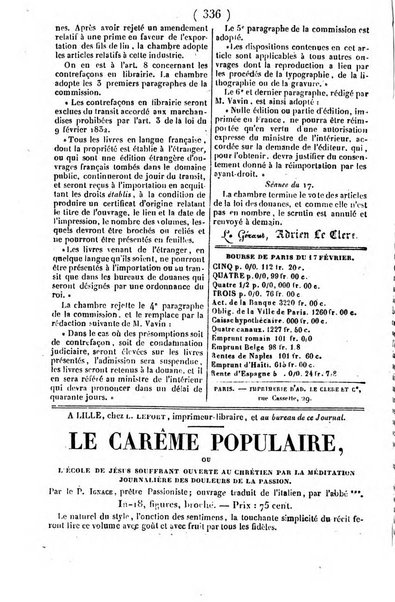 L'ami de la religion journal et revue ecclesiastique, politique et litteraire