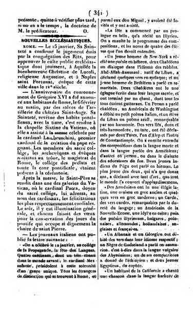 L'ami de la religion journal et revue ecclesiastique, politique et litteraire