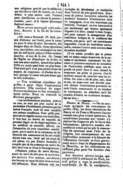 L'ami de la religion journal et revue ecclesiastique, politique et litteraire