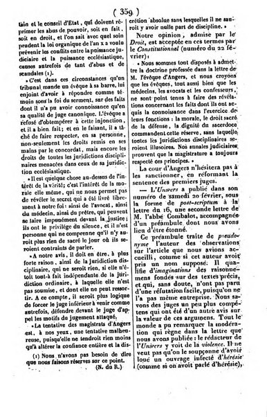 L'ami de la religion journal et revue ecclesiastique, politique et litteraire