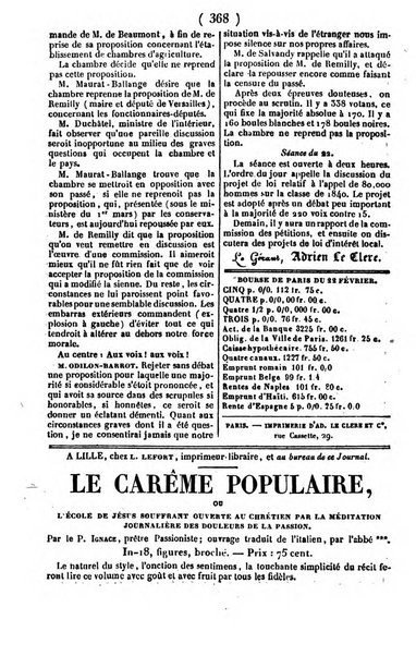 L'ami de la religion journal et revue ecclesiastique, politique et litteraire