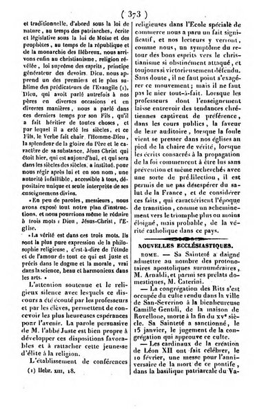 L'ami de la religion journal et revue ecclesiastique, politique et litteraire