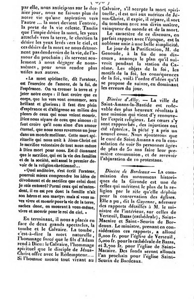 L'ami de la religion journal et revue ecclesiastique, politique et litteraire