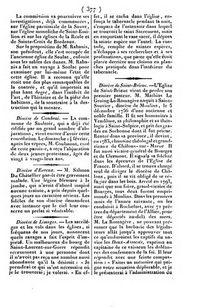 L'ami de la religion journal et revue ecclesiastique, politique et litteraire