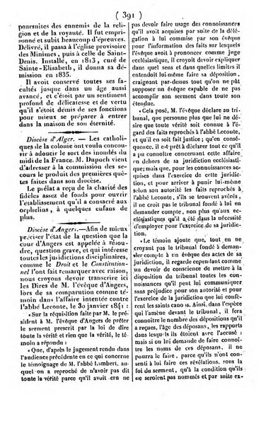 L'ami de la religion journal et revue ecclesiastique, politique et litteraire