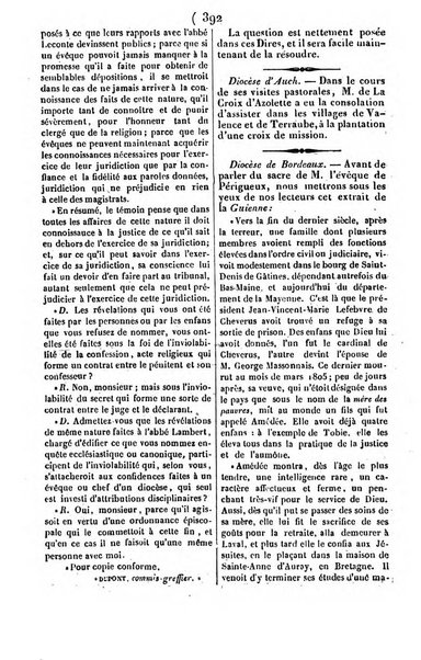 L'ami de la religion journal et revue ecclesiastique, politique et litteraire