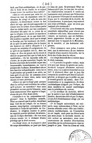 L'ami de la religion journal et revue ecclesiastique, politique et litteraire