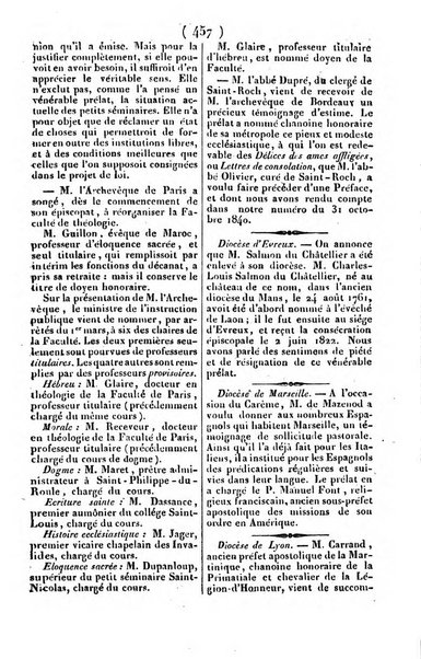 L'ami de la religion journal et revue ecclesiastique, politique et litteraire