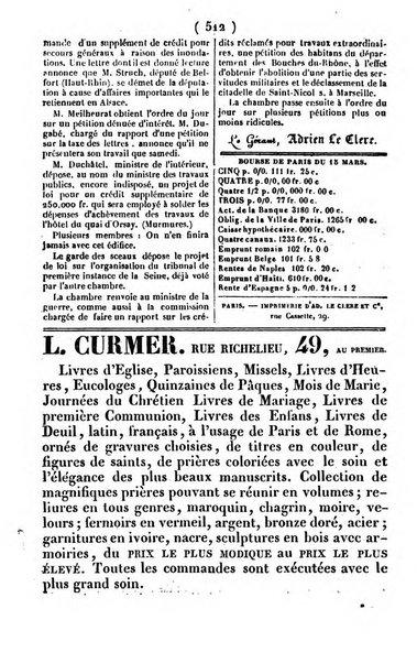 L'ami de la religion journal et revue ecclesiastique, politique et litteraire