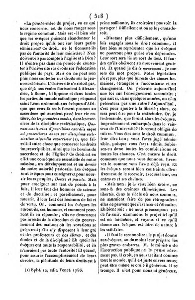 L'ami de la religion journal et revue ecclesiastique, politique et litteraire