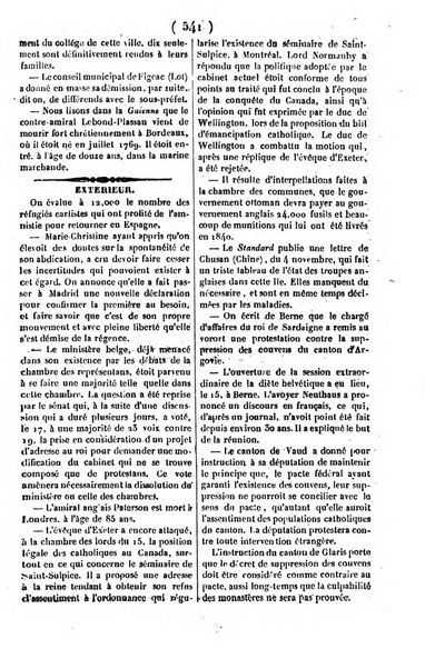 L'ami de la religion journal et revue ecclesiastique, politique et litteraire