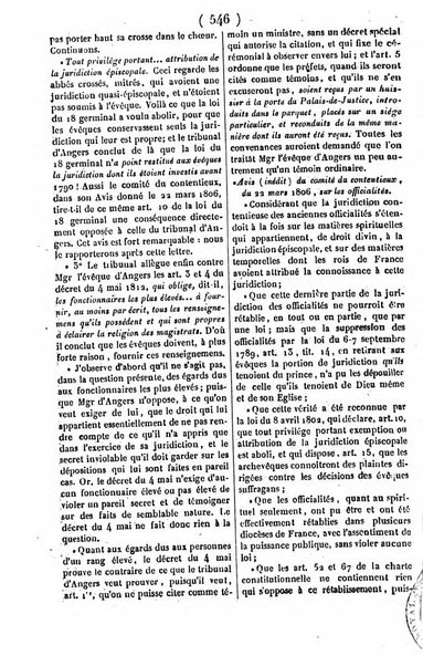 L'ami de la religion journal et revue ecclesiastique, politique et litteraire