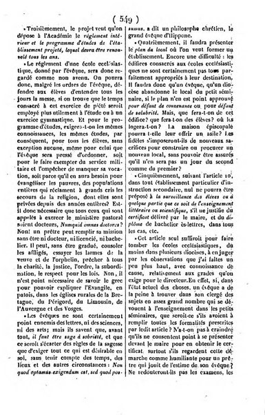 L'ami de la religion journal et revue ecclesiastique, politique et litteraire