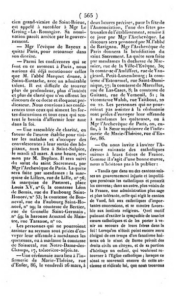 L'ami de la religion journal et revue ecclesiastique, politique et litteraire