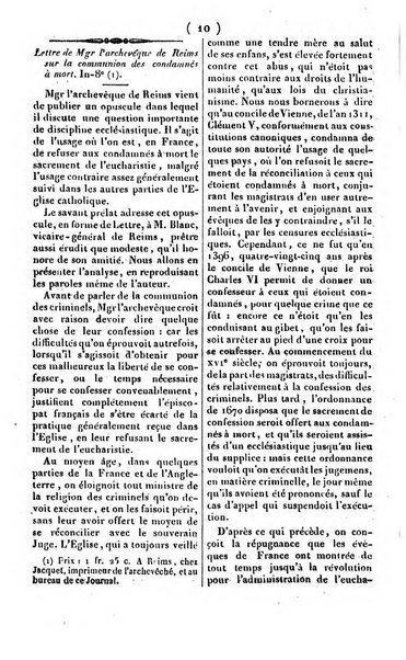 L'ami de la religion journal et revue ecclesiastique, politique et litteraire