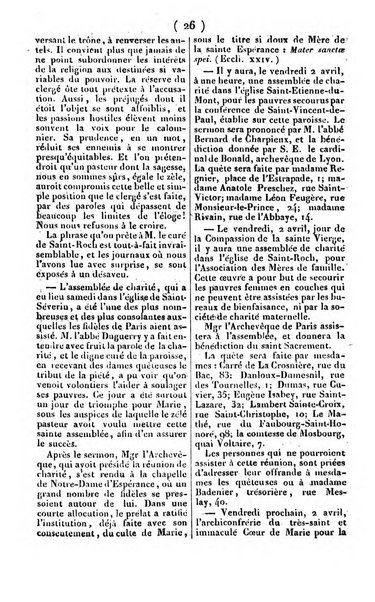 L'ami de la religion journal et revue ecclesiastique, politique et litteraire