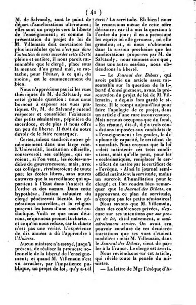 L'ami de la religion journal et revue ecclesiastique, politique et litteraire