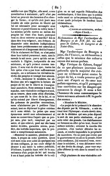 L'ami de la religion journal et revue ecclesiastique, politique et litteraire