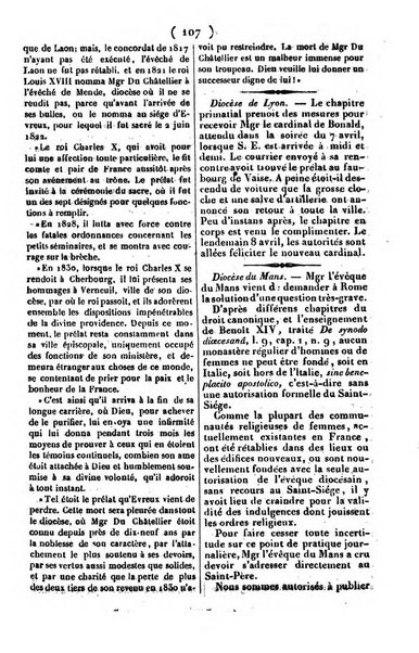 L'ami de la religion journal et revue ecclesiastique, politique et litteraire