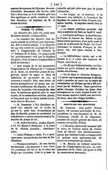 L'ami de la religion journal et revue ecclesiastique, politique et litteraire