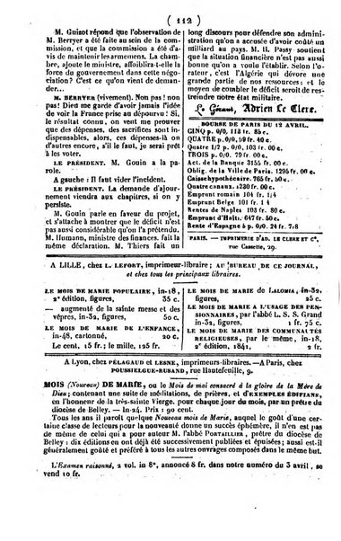 L'ami de la religion journal et revue ecclesiastique, politique et litteraire