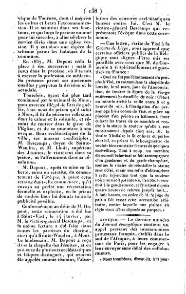 L'ami de la religion journal et revue ecclesiastique, politique et litteraire