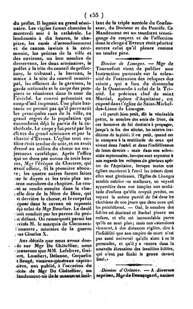 L'ami de la religion journal et revue ecclesiastique, politique et litteraire