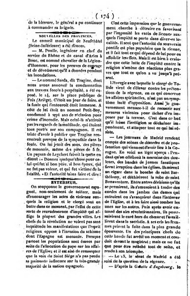 L'ami de la religion journal et revue ecclesiastique, politique et litteraire