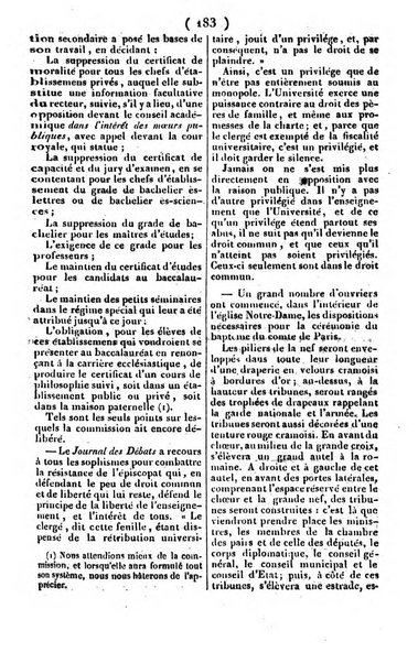 L'ami de la religion journal et revue ecclesiastique, politique et litteraire