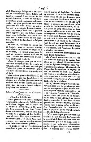 L'ami de la religion journal et revue ecclesiastique, politique et litteraire