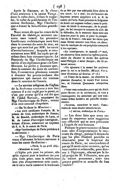 L'ami de la religion journal et revue ecclesiastique, politique et litteraire