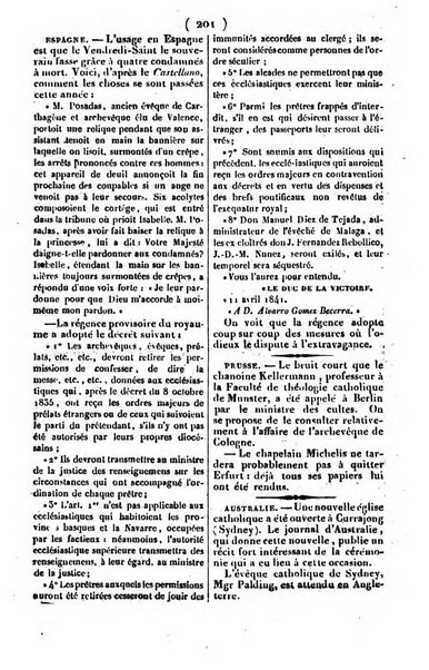 L'ami de la religion journal et revue ecclesiastique, politique et litteraire