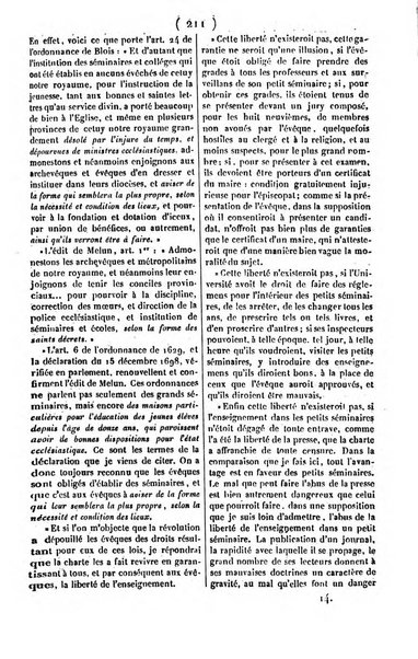 L'ami de la religion journal et revue ecclesiastique, politique et litteraire