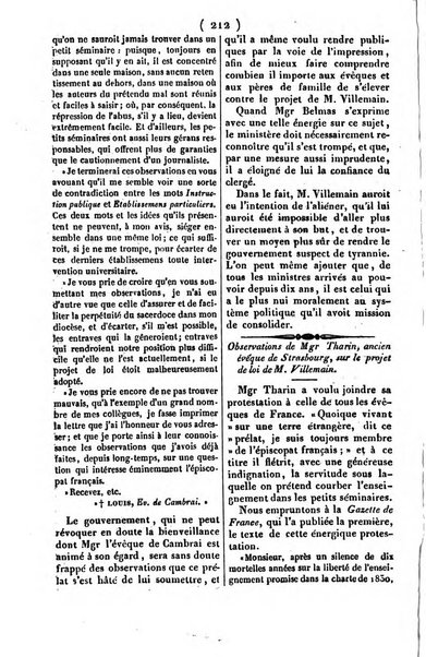 L'ami de la religion journal et revue ecclesiastique, politique et litteraire