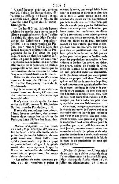 L'ami de la religion journal et revue ecclesiastique, politique et litteraire