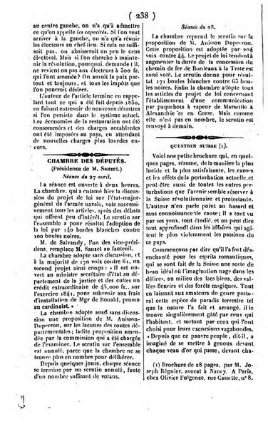 L'ami de la religion journal et revue ecclesiastique, politique et litteraire