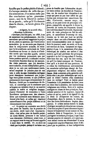 L'ami de la religion journal et revue ecclesiastique, politique et litteraire