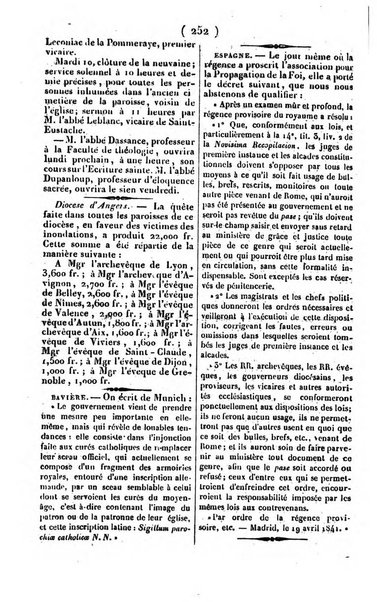 L'ami de la religion journal et revue ecclesiastique, politique et litteraire