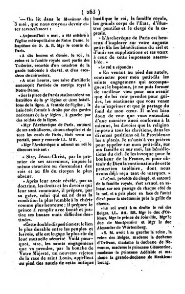 L'ami de la religion journal et revue ecclesiastique, politique et litteraire