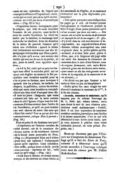 L'ami de la religion journal et revue ecclesiastique, politique et litteraire