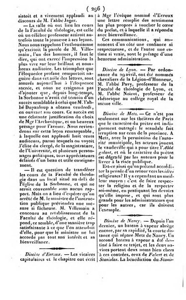 L'ami de la religion journal et revue ecclesiastique, politique et litteraire