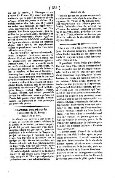 L'ami de la religion journal et revue ecclesiastique, politique et litteraire