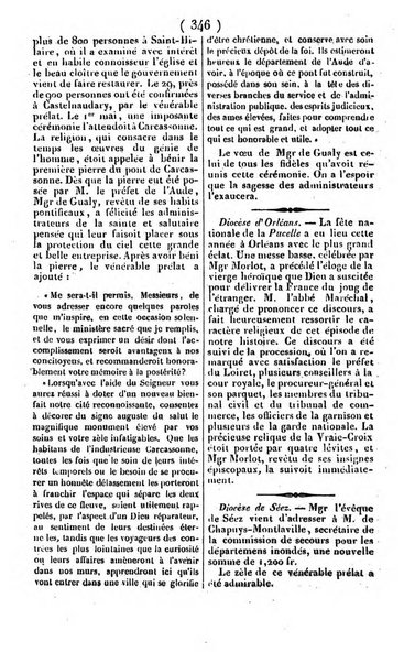 L'ami de la religion journal et revue ecclesiastique, politique et litteraire